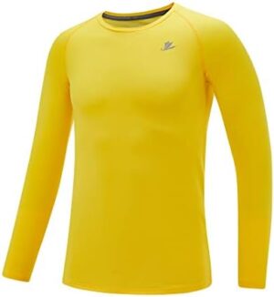 DEVOROPA Youth Boys Compression Shirt Long Sleeve Football Baseball Undershirt Quick Dry Kids Sports Baselayer Crewneck - Image 2