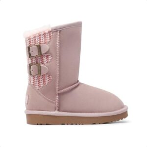 DREAM PAIRS Girls Boys Winter Boots Faux Fur Lined Mid Calf Kids Snow Tall Shoes FuzzyChic Kid's Buckle for Little Kid/Big Kid - Image 7