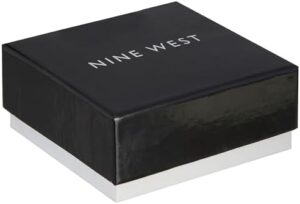 Nine West Women's Boxed Bracelet Pave Heart Stretch - Image 2