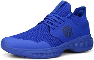 Mens Slip On Walking Shoes Non Slip Running Shoes Breathable Workout Shoes Lightweight Gym Sneakers - Image 2