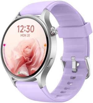 Fitpolo Smart Watch for Women,1.3" AMOLED Touchscreen Fitness Tracker, Make/Answer Calls, Heart Rate SpO2 Monitor, IP68 Waterproof, Sleep & Activity Tracking Smartwatch for Android Phones iPhone - Image 9