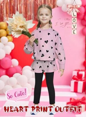 Adorable Cute Toddler Baby Girls Clothes Set,Long Sleeve T-Shirt +Pants Outfit - Image 4