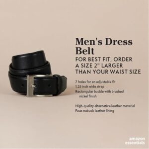 Amazon Essentials Men's Leather Belt, Classic Style - Image 2