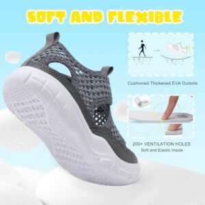 BARERUN Kids Water Shoes Boys Girls Barefoot Aqua Socks for Swim Surf Pool Beach Sport Lightweight Breathable Sandal Athletic Slip-On Sneaker for Toddler Outdoor Indoor - Image 3