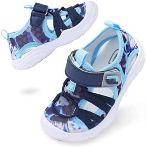 JOINFREE Toddler Boys Girls Water Shoes Breathable Qucik Dry Sport Beach Sandals Lightweight Barefoot Flexible