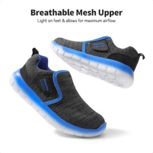 DREAM PAIRS Boys Girls Shoes Kids Slip on Tennis EZ-Ons MightyMovers Running Athletic Sports Sneakers - Image 3