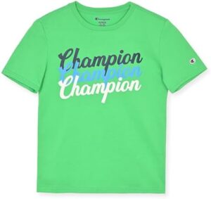 Champion Boys Tee Shirts 2 Pack Short Sleeve T-Shirts for Boys in Sizes 4-18 - Image 2