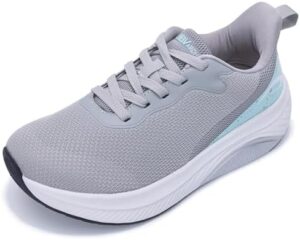 QAUPPE Wide Toe Box Shoes Women Arch Support Walking Sneakers Tennis Sneakers Orthotic Plantar Fasciitis Shoes US 6-11