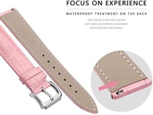 BINLUN Genuine Leather Watch Bands Women Men Quick Release Leather Watch Straps Replacement with 12 Colors Option (10mm, 12mm, 14mm, 15mm, 16mm, 17mm, 18mm, 19mm, 20mm, 21mm, 22mm, 23mm) - Image 4