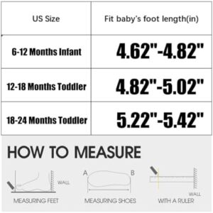 Newsonet Baby Shoes Boys Girls First Walking Breathable Non Slip Walker Sneakers Soft Sole 6 9 12 18 20 24 Months - Image 6