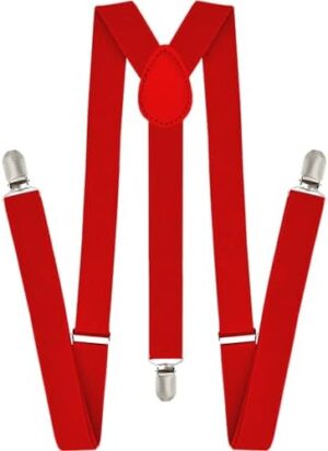 trilece Suspenders for Men - Adjustable Y Back Men's Women's Costume Tuxedo Dress Suspenders - Heavy Duty Strong Clips