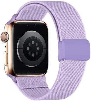 1/3 Pack Stretchy Nylon Solo Loop Compatible with Kids Apple Watch Bands 38mm 40mm 41mm& 42mm 44mm 45mm, Easy Buckle Adjustable Elastic Nylon Strap Replacement for iWatch Series 9/8/7/6/5/4/3/2/1/SE/SE2 Boys Girls