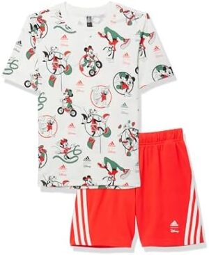 adidas boys Disney Mickey Mouse T-shirt Set