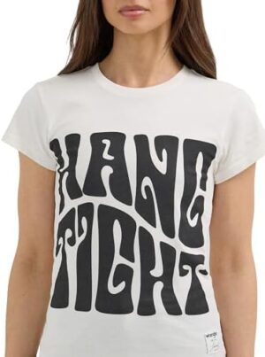 Wrangler Women's X Lainey Wilson Hang Tight Shrunken Band Tee - Image 5