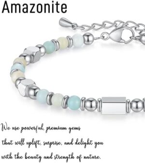 2025 Graduation Gifts for Her/Girls/Women, Tiny Gemstone Graduation Bracelet with Unique Cap Gift Box - Image 5