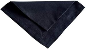 RDS HANKYTEX Men's Handkerchiefs,100% Soft Cotton,Black Hankie,Pack of 6 - Image 5