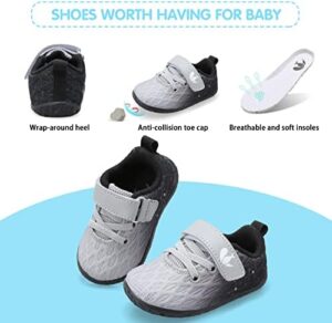 FEETCITY Baby Sneakers Boys Girls Infant Shoes First Walking Shoes Newborn Crib Shoes Toddler Slip On Shoes - Image 3