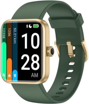 Smart Watch, Fitness Tracker with Blood Oxygen Monitor, Heart Rate and Sleep Tracking, 44mm Smartwatch for Android iOS Swimming Waterproof Pedometer Watch Step Calories Tracker for Women Men