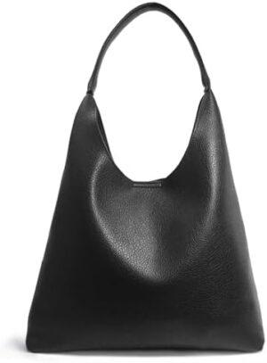 HOXIS Hobo Bags for Women Soft Vegan Leather Shoulder Handbag Slouchy Tote Purses