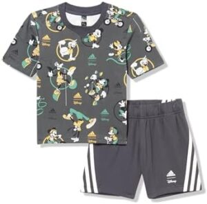 adidas boys Disney Mickey Mouse T-shirt Set