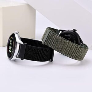 ANNEFIT Nylon Sport Loop Watch Bands, 2 Packs Quick Release Adjustable Strap 16mm 18mm 19mm 20mm 21mm 22mm 24mm - Image 2