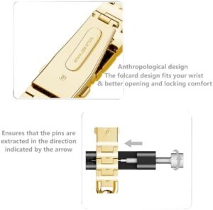 Kolgios 38/40/41mm 42/44/45/46mm Cool Women Chain Smartwatch Bands Compatible for Apple Watch Bands Series 10/9/8/7/6/SE/5/4 Stylish Replacement Watch Strap for Iwatch 10/9/8 Bracelet Gift To Her - Image 6