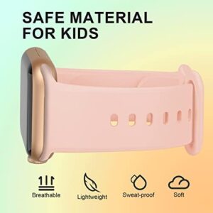 Bandkids 3 Pack Bands for Kids Apple Watch Band 38mm 40mm 41mm 42mm 44mm 45mm 49mm, Soft Silicone Sport Strap for iWatch 10 9 Ultra 8 7 6 5 4 3 2 1 SE - Image 3