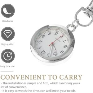 1pc Casual Pocket Watch Nurse Watch Clip On Watch Portable Nursing Pocket Watch Delicate Hanging Watch Nurse Fob Watch - Image 7