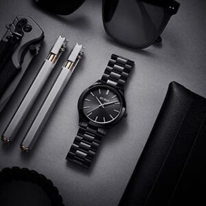 BUREI Fashion Minimalist Business Men's Wrist Watches Stainless Steel Waterproof Quartz Watch for Man - Image 7