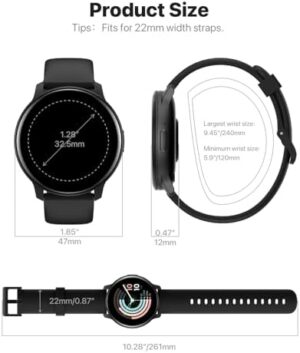 Smart Watch, HD Smartwatch for Men Women (Answer/Make Calls), Fitness Watch with 100+ Sport Modes, IP68 Waterproof/Heart Rate/Sleep Monitor, Activity Trackers for iOS/Android - Image 7