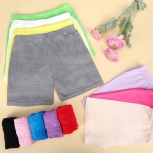 12 Pack Girls Dance Shorts, 12 Color Bike Short Breathable and Safety - Image 5