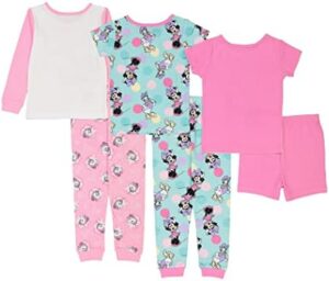 Disney 6-Piece Snug-fit Cotton Pajama Set, Soft & Cute for Kids - Image 2