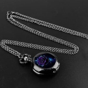 Retro Yang and Yin Dragon Design Glass Dome Quartz Pocket Watches for Women Men Watch Unique Pendant Necklace Jewelry Gifts - Image 6