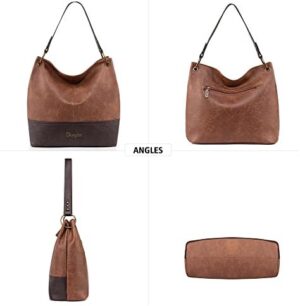 Wrangler Hobo Bags for Women Vegan Leather Top Handle Shoulder Purses and Handbags - Image 4