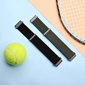 ANNEFIT Nylon Sport Loop Watch Bands, 2 Packs Quick Release Adjustable Strap 16mm 18mm 19mm 20mm 21mm 22mm 24mm - Image 8