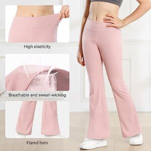 Stelle Girl's Flare Leggings High Waisted Yoga Pants Bootcut Dance Casual Pants Activewear Kids Bell Bottoms - Image 5