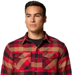 Columbia Men’s Bearmouth Springs Roll Up Flannel Long Sleeve Shirt - Image 6