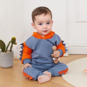 Baby Boy Clothes Toddler Fall Winter Outfits Dinosaur Long Sleeve Hoodies Tops & Jogger Pants Sweatsuit - Image 2