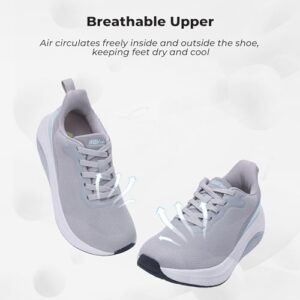 QAUPPE Wide Toe Box Shoes Women Arch Support Walking Sneakers Tennis Sneakers Orthotic Plantar Fasciitis Shoes US 6-11 - Image 4