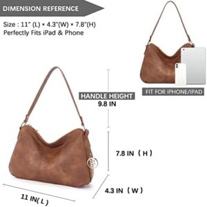 BOSTANTEN Purses for Women Vegan Leather Shoulder Bag Designer Ladies Hobo Handbags Pocketbooks - Image 4