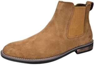 Bruno Marc Men's Suede Leather Chelsea Ankle Boots