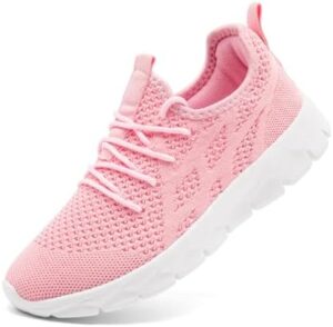 Women's Running Shoes Breathable Casual Athletic Sneakers Lightweight Comfortable Slip On Gym Walking Tennis Sports Shoes Women