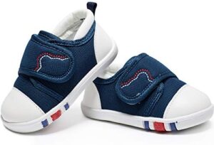 HLMBB Baby Walking Shoes for Toddler Girl Boys Kids Babies Little Bear 9 12 18 24 Months for Pre Walker Breathable Mesh Hard Rubber Outsole…