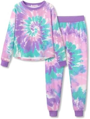 Topgal Soft Little/Big Girls Long Sleeve Crop Top & Joggers Fall Size 6-18