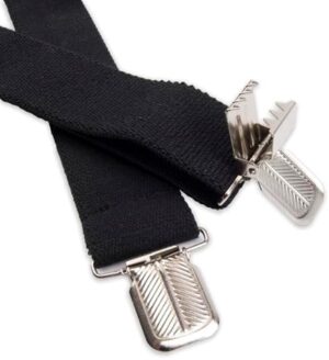 Dickies Men's 1 1/2 inch Solid Straight Clip Adjustable X Back Suspender - Image 4