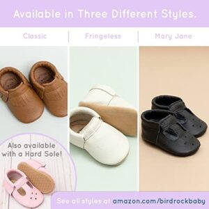 BirdRock Baby Mary Jane Moccasins - Genuine Leather Soft Sole Baby Girl Shoes for Newborns, Infants, Babies, and Toddlers - Image 5