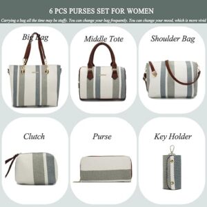 2E-youth Designer Purses and Handbags for Women Satchel Shoulder Bag Tote Top Handle Bag - Image 2