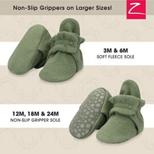 Zutano Unisex Fleece Baby Booties, Two Snap Closure, Newborn to 24 Months - Image 2