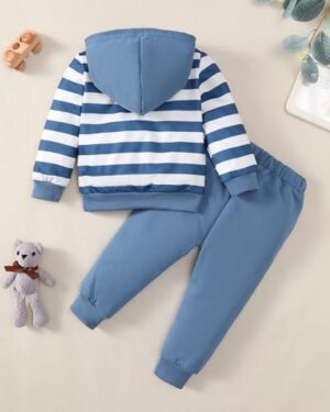 XUANHAO Baby Boys Clothes Toddler Boy Outfits Set 12 18 24 Months 2T 3T 4T 5T Hoodie Sweatshirts Tops Pants Sets Fall Winter - Image 3