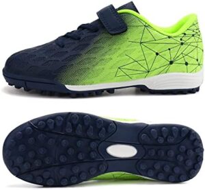 brooman Kids Indoor Soccer Shoes Boys Girls Soccer Cleats Athletic Turf Shoes - Image 2